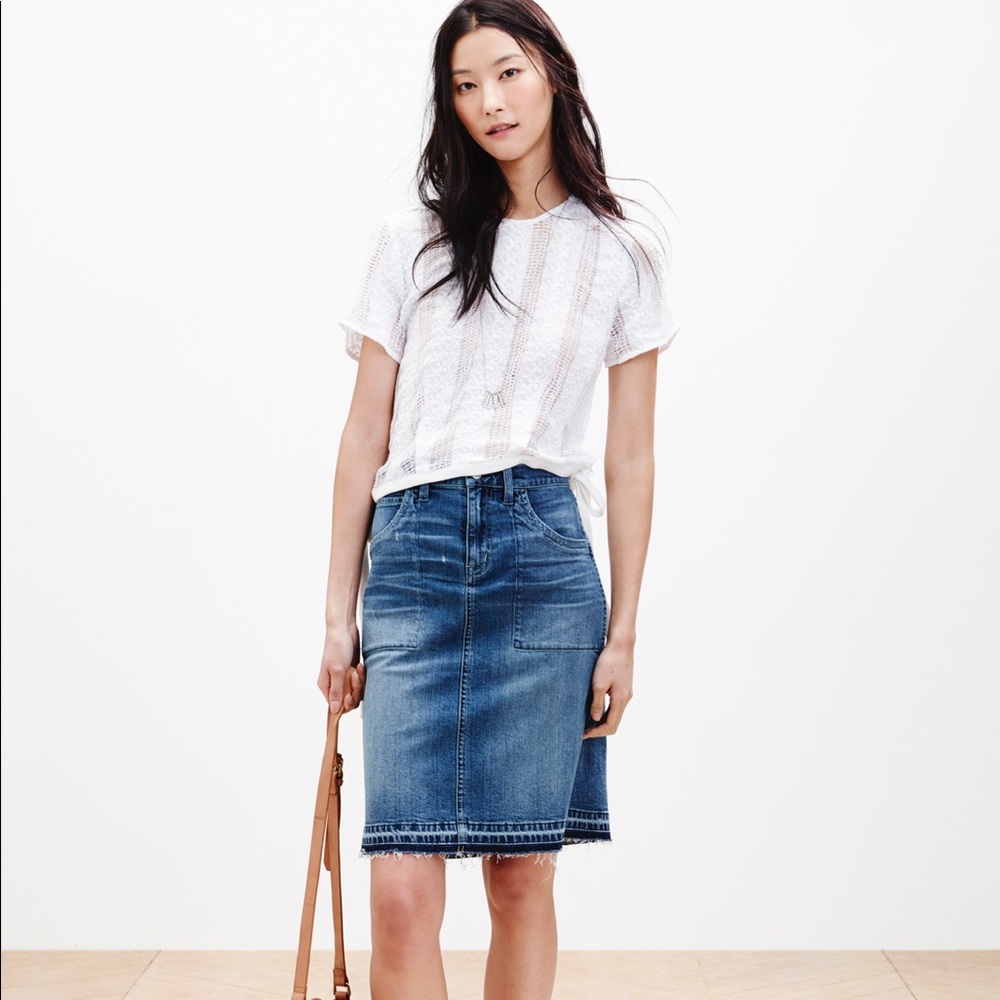 ISO Madewell Denim Skirts